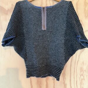 Gray and Blue Women's Sweater